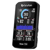 Prestatie-interface - Bryton Rider 750