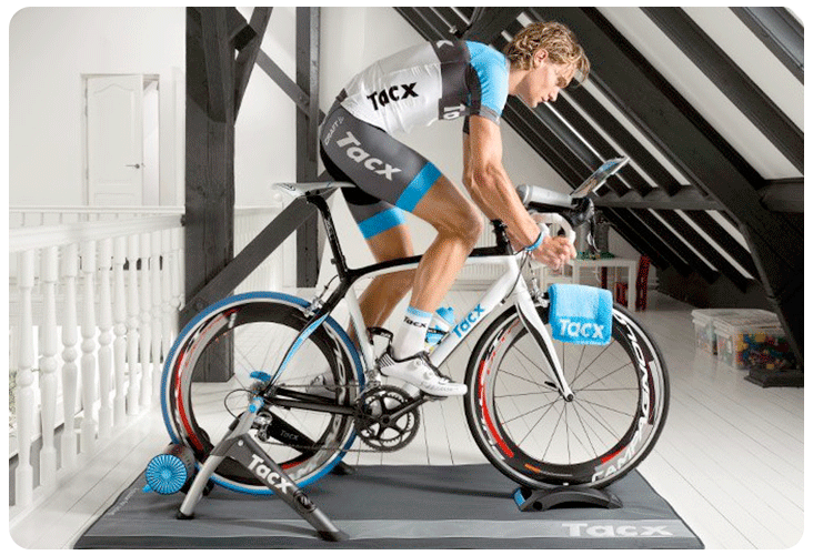 Home trainer met Tacx band