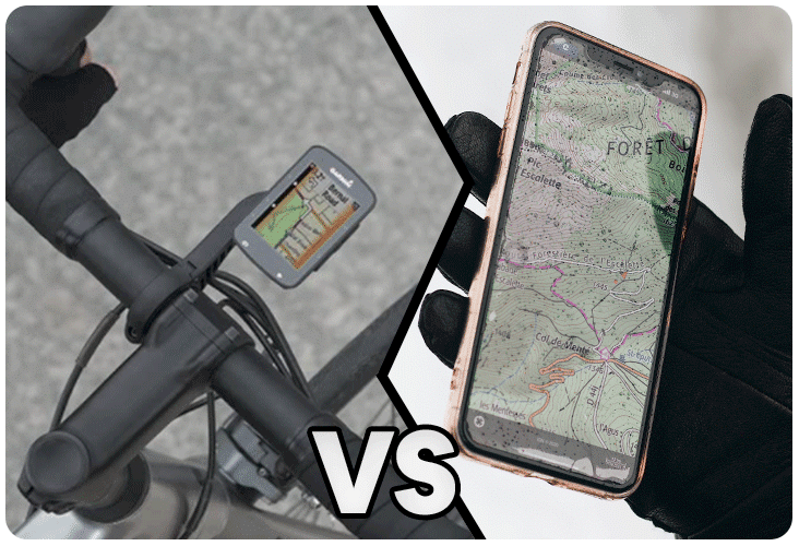 Fiets GPS of fiets GPS app