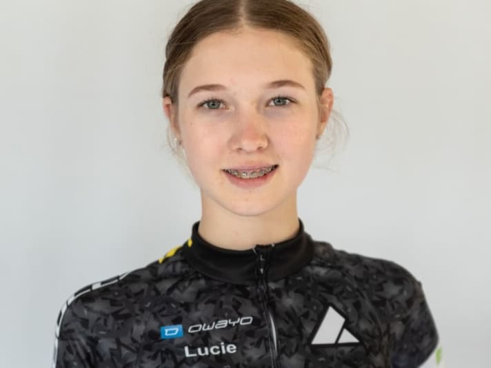 Net als haar broer maakt Lucie Hückmann sinds 2022 deel uit van het BIKE Junior Team.