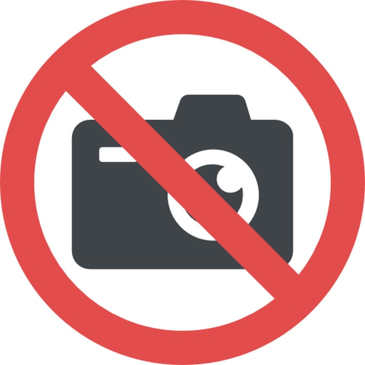 Fotograferen is verboden!