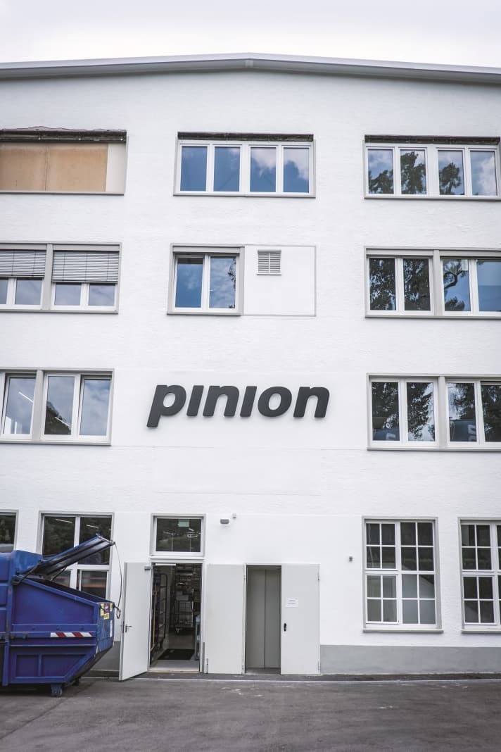 Pinion in Denkendorf produceert een van de weinige volledig uitgebreide mountainbikeritten vanuit Europa.