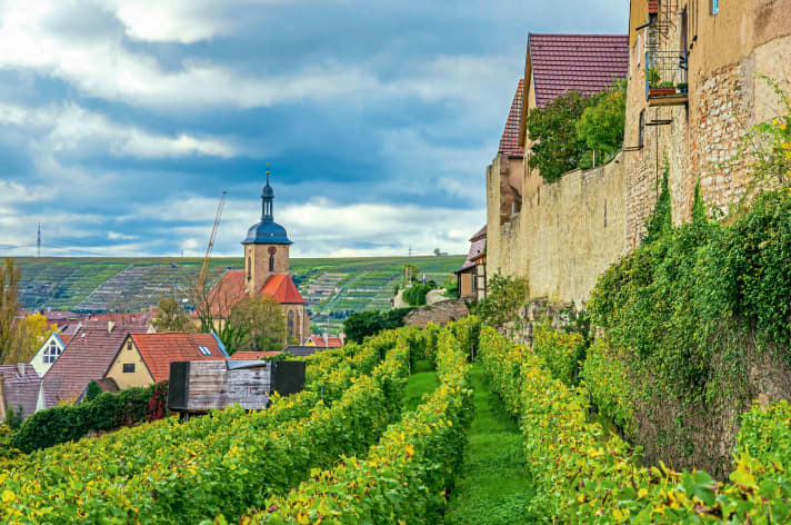 Lauffen is het startpunt van de wijn-land-rivier tour door de regio Heilbronn.