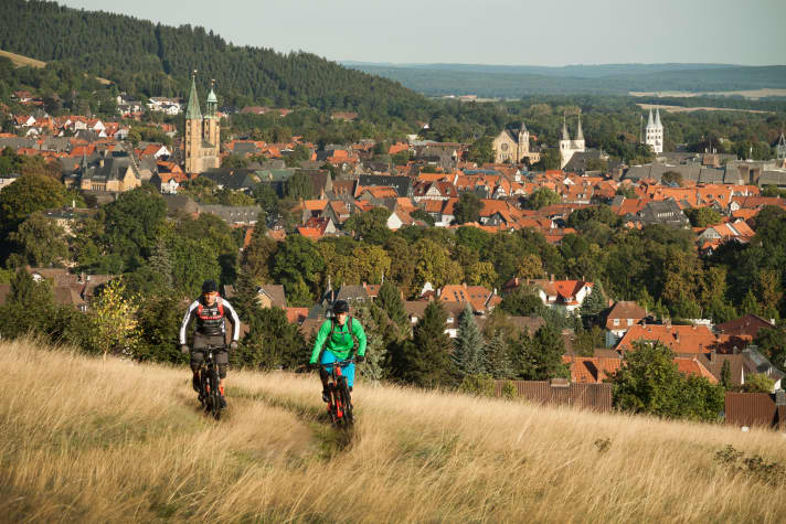 Contemplatief, deze Goslar aan de noordelijke rand van het Harzgebergte. En de paden beginnen net achter de stad.