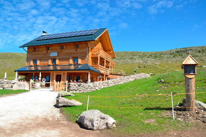 Volledig gerenoveerd in 2010: De Rasciesa Hütte op een hoogte van meer dan 2000 meter.