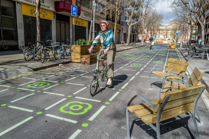 Auto's verboden: De stadsontwikkelaars van Barcelona wijzen steeds meer straten aan als verkeersluwe zones.