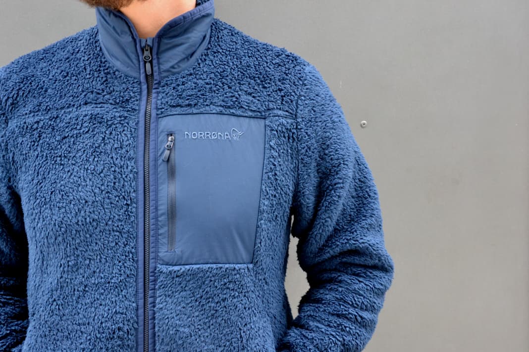 Dikke, ruige fleece - het Norrøna warm3 Jacket houdt je extreem warm.