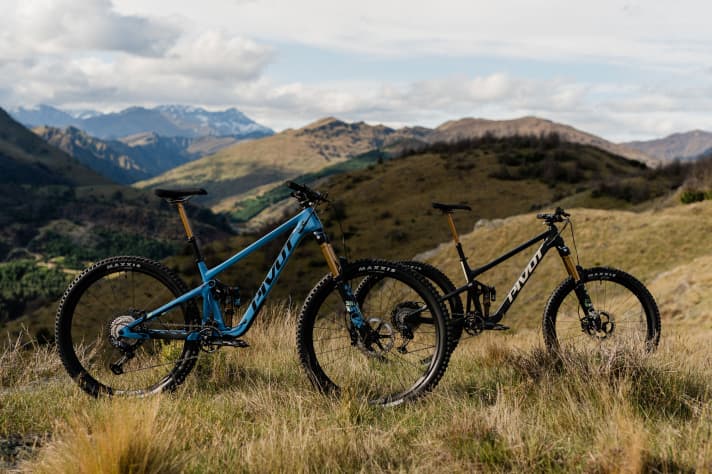 De Pivot Switchblade heeft wereldwijd naam gemaakt als een begeerlijke all-mountain fiets. De nieuwste editie wordt gepresenteerd door de Amerikanen hier in de bergen van Nieuw-Zeeland.