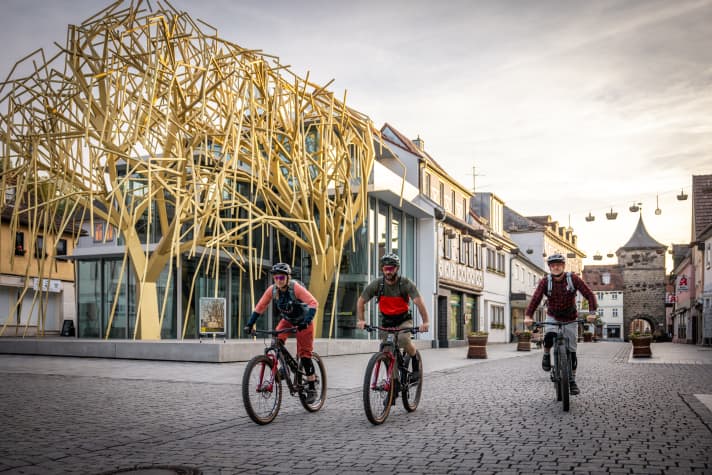 In de kleine districtsstad Lichtenfels wordt in de herfst een weeffeest gehouden en in de zomer voor de 25e keer de Frankische fietsmarathon.